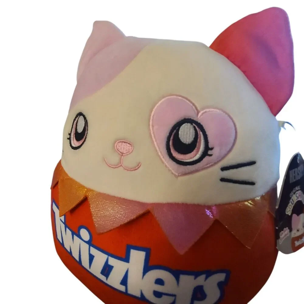 Squishmallows Twizzlers Karina Scented Cat Plush 11” Valentine Kellytoy Stuffed